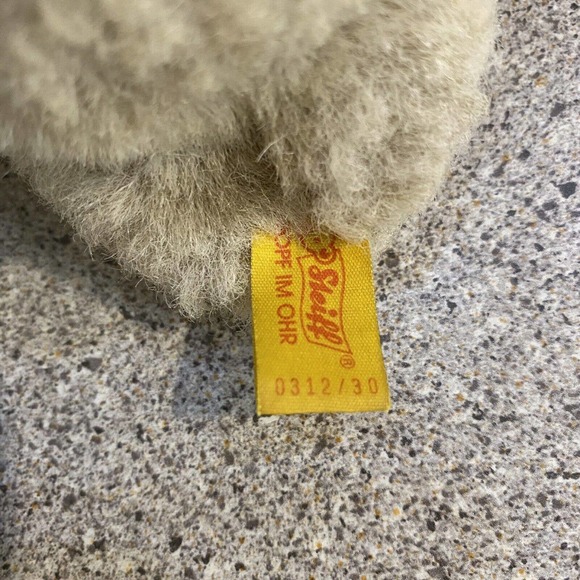 Vintage Steiff Zotty Bear Jointed Squeaker 12" Stuffed Animal Plush - Picture 5 of 5